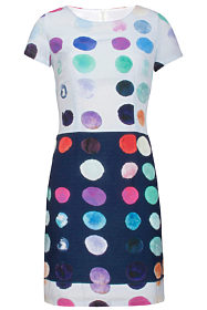 Letní šaty s barevnými puntíky Smashed Lemon Aisha