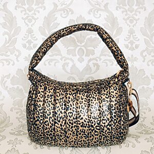 Dámská měkká kabelka s leopardím vzorem Alex Max