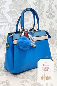 Modrá kabelka s přívěskem Gallantry