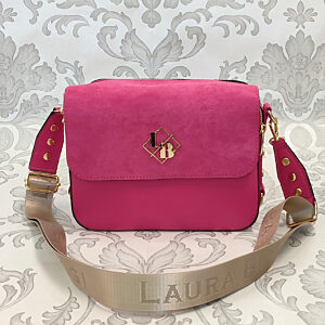 Růžová kabelka Laura Biaggi