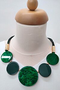 Smaragdový dámský náhrdelník