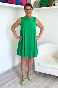 Zelené kratší šaty