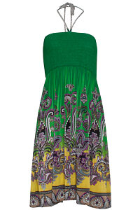 Zelené šaty se vzorem Smashed Lemon Ebba