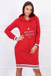 Červené šaty Brooklyn