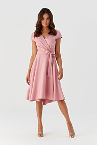 Pudrově růžové společenské šaty Marconi Roxana