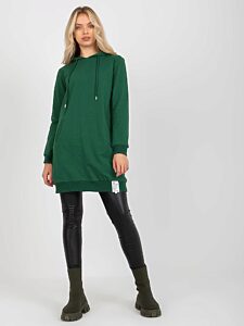 Zelené mikinové šaty/dlouhá mikina Sea