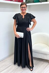 Černé společenské šaty Bosca Fashion Laura