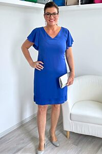 Modré společenské šaty Mariza