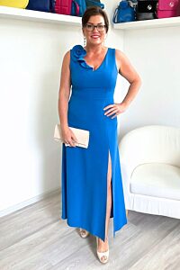 Modré společenské šaty Modello