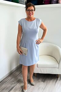 Světle modré šaty Petrina