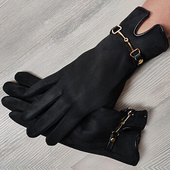 Černé rukavice MM Sweet