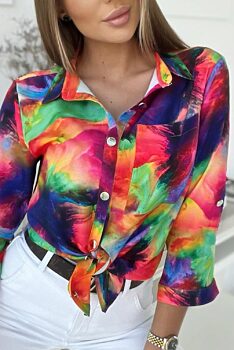 Košile/halenka s barevným vzorem