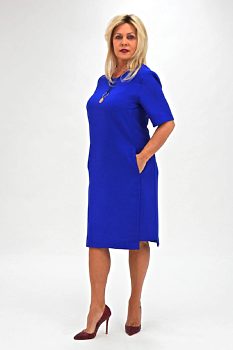 Modré pouzdrové šaty Roxana Amelia