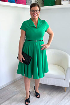 Zelené šaty Perky