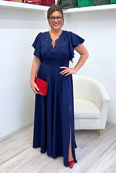 Tmavě modré společenské šaty Bosca Fashion Laura