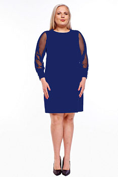 Tmavě modré společenské šaty Fokus Christine