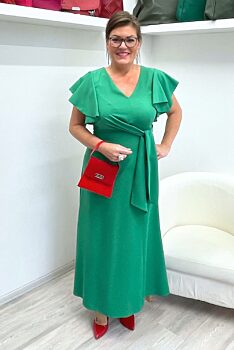 Zelené společenské šaty Modello