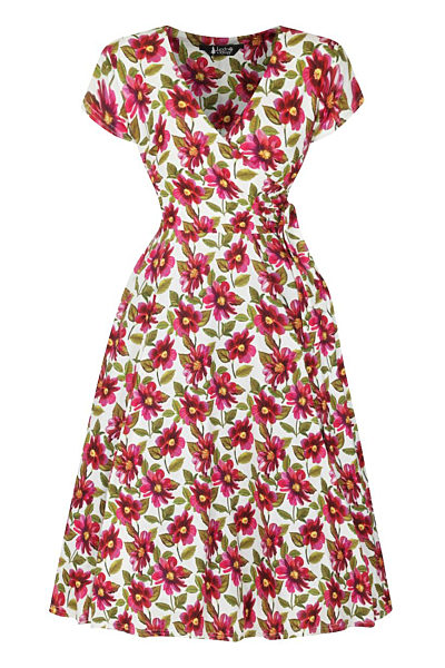 Letní šaty s květy Lady V London Esme