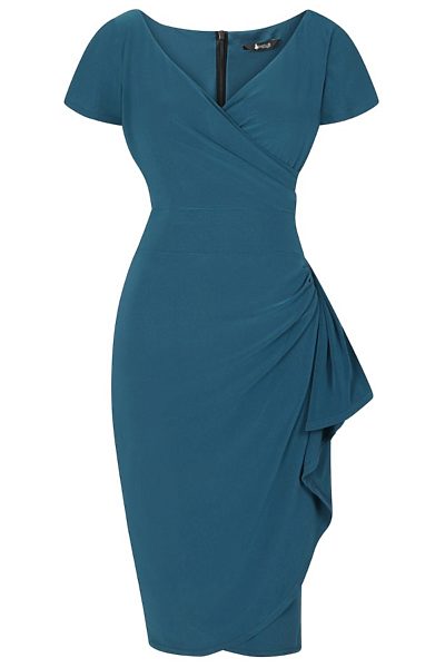 Pouzdrové šaty v pařížské modré Lady V London Elsie