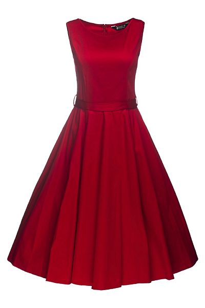 Červené šaty Lady V London Audrey