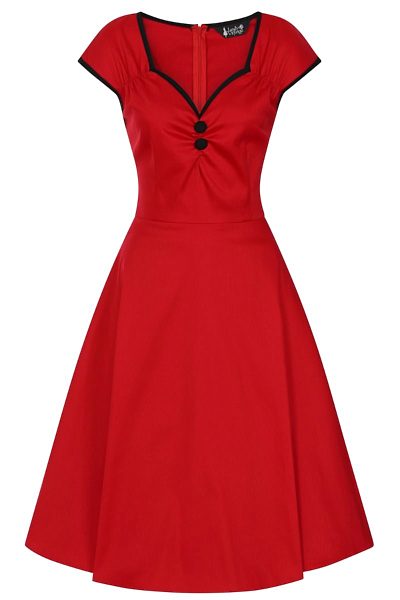 Červené šaty Lady V London Isabella