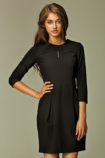 Elegantní černé šaty Nife Julia