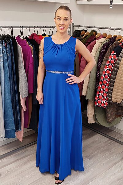 Modré společenské šaty Mariza Liv