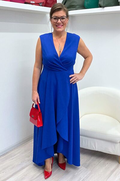 Kobaltově modré společenské šaty Bosca Fashion Gracia
