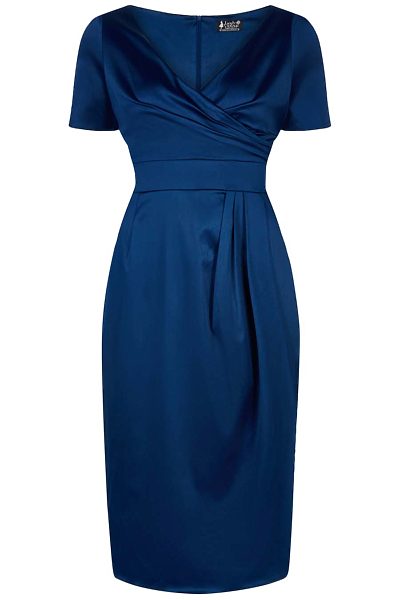 Modré pouzdrové šaty Lady V London Loretta
