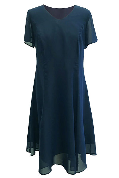 Tmavě modré lehké šaty Fokus Berta