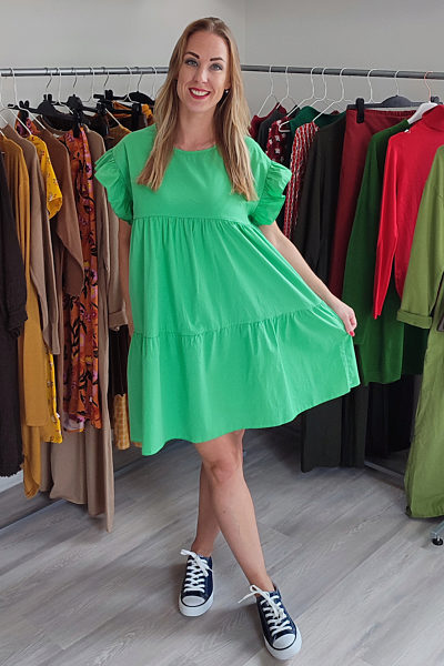 Zelené pohodové šaty Vidia